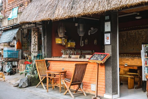 ▲▼Warung Krisna -峇里島烏布美食｜隱匿巷弄裡的茅草屋傳統美食。（圖／部落客黑皮的旅遊筆記授權提供）