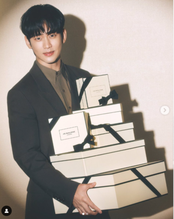 ▲金秀賢代言的Jo Malone不再續約。（圖／翻攝自IG）