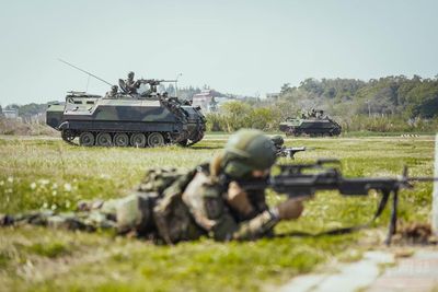 烈嶼守備大隊「應援」重要目標　出動CM21裝甲車及M41D戰車