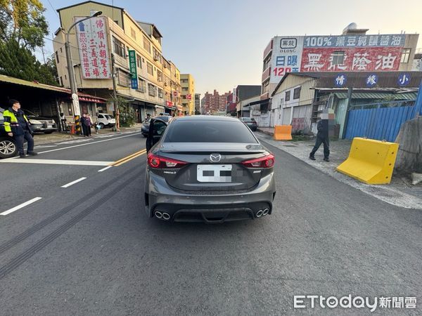 ▲台13線三義車站前地下道路口，發生4車連環碰撞事故、釀1人輕傷，肇事駕駛恐扛事故全責。（圖／記者楊永盛翻攝）