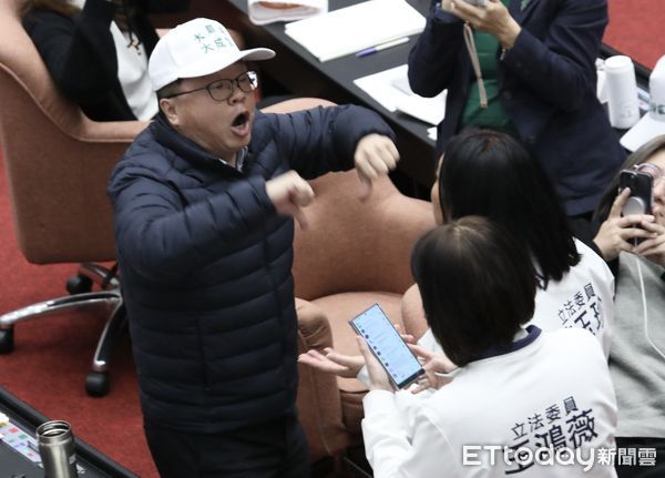 ▲▼吳秉叡 陳玉珍 口角衝突 立法院院會。（圖／記者屠惠剛攝）