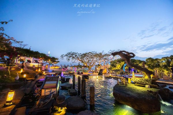 ▲▼漫步燈海星空下！南投超浪漫景觀餐廳　動物零距離互動＋無敵夜景。（圖／黑皮的旅遊筆記授權提供）