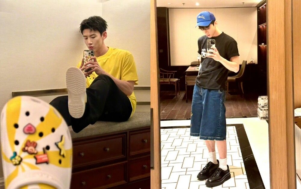 ▲白敬亭穿搭  。（圖／翻攝自微博）