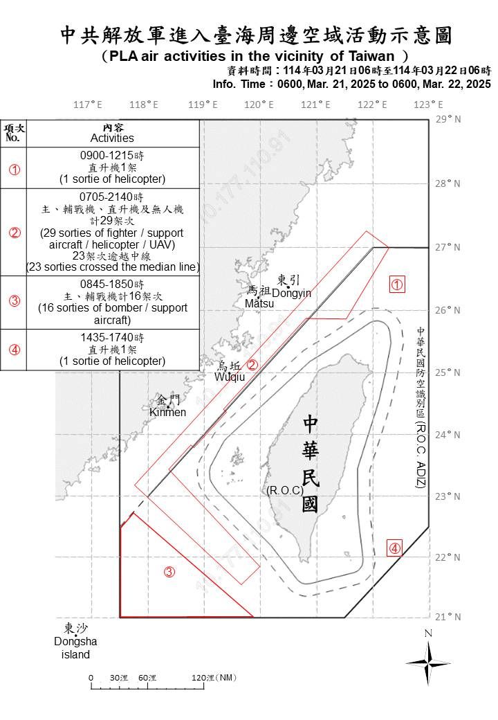 ▲▼共機動態。（圖／國防部提供）