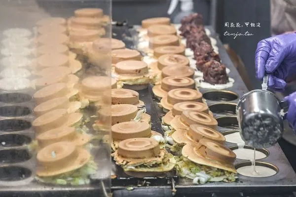 ▲▼荳荳紅豆餅 在地開業20年超人氣下午茶！皮薄餡爆多排隊必吃銅板點心。（圖／部落客周花花授權提供）