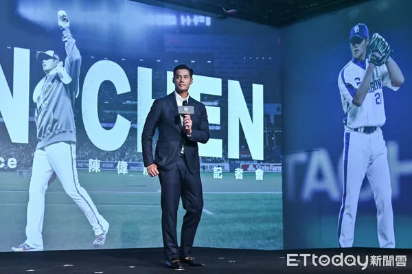 ▲▼陳偉殷引退記者會。（圖／記者李毓康攝）