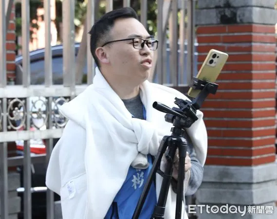 ▲▼新黨副秘書長 游智彬 聯訪。（圖／記者屠惠剛攝）
