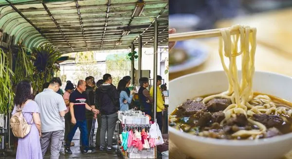 ▲▼集集人氣爆棚美食！牛肉麵夠濃郁　水餃更讓人一吃成主顧。（圖／黑皮的旅遊筆記授權提供）
