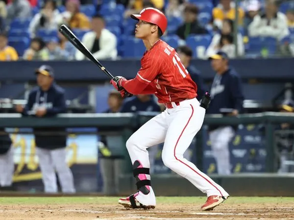 ▲味全龍隊曾聖安。（圖／味全龍隊提供）