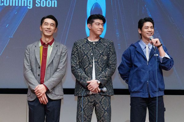 ▲《96分鐘》海外首次特別放映活動，林柏宏、王柏傑、李李仁出席。（圖／華影國際影藝提供）