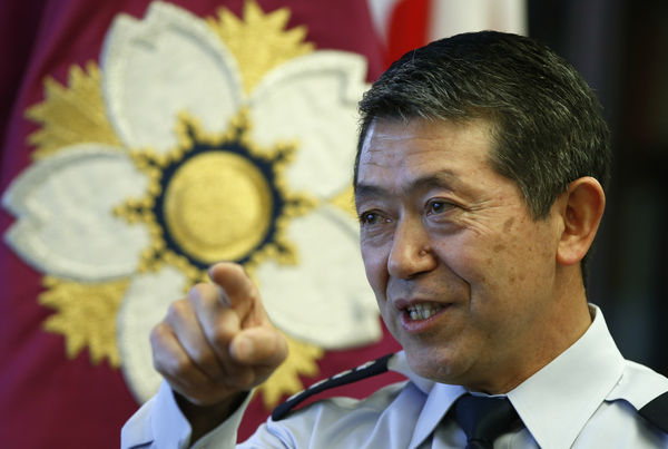 ▲▼日本自衛隊前統合幕僚長（相當於前參謀總長）岩崎茂獲行政院聘為政務顧問。（圖／路透）