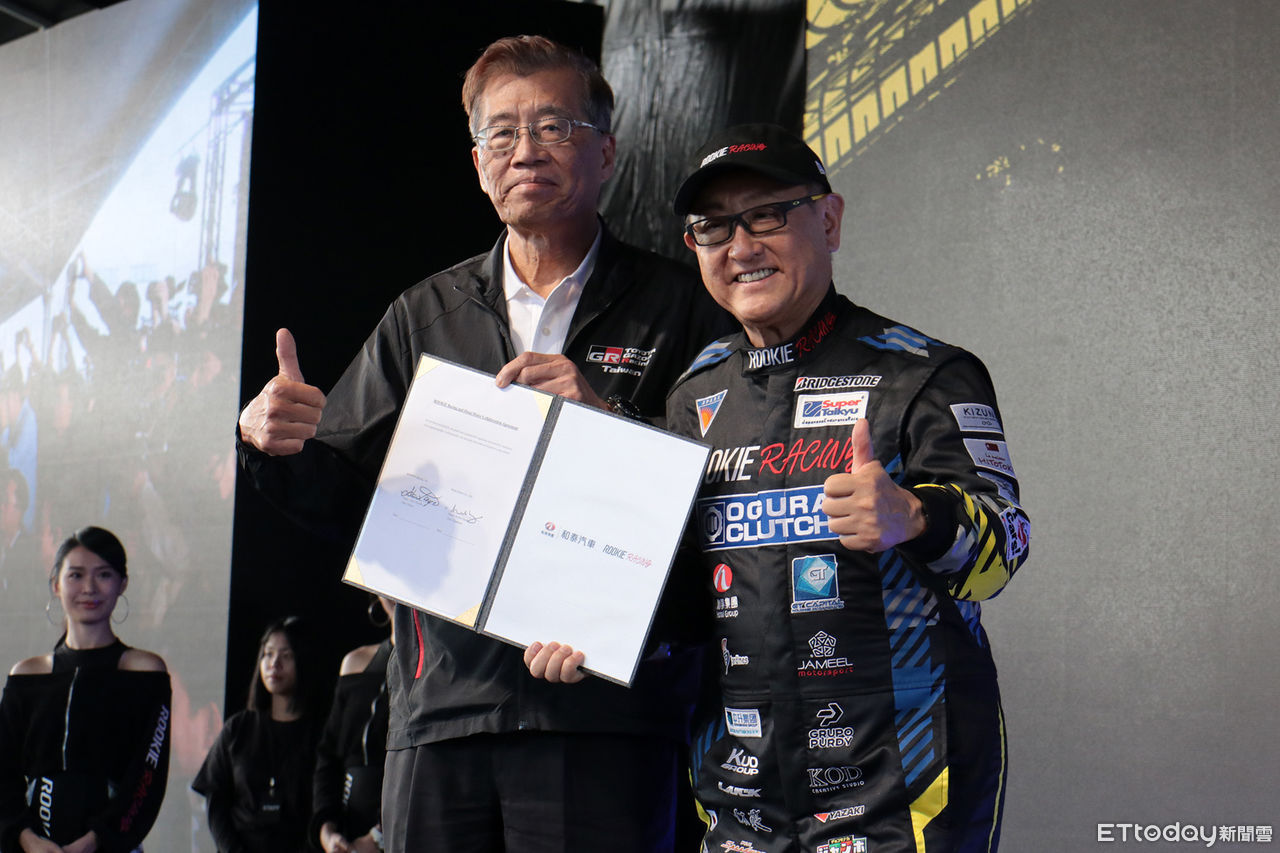 ▲快訊／TOYOTA會長「豐田章男降臨台灣」！親自駕駛拉力賽車炸裂甩尾。（圖／記者張慶輝攝）