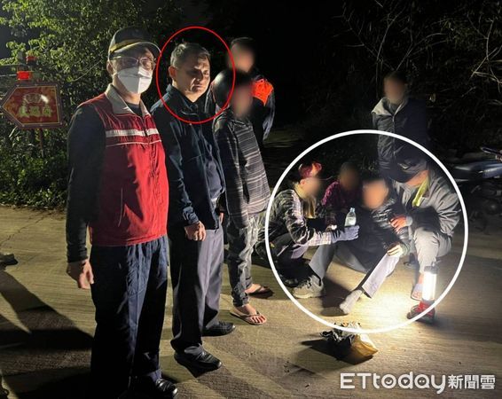 ▲小港分局長親自帶隊尋獲失蹤長者             。（圖／小港分局提供）