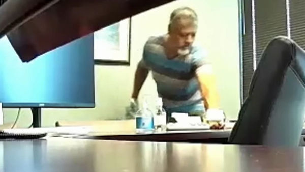 ▲▼感染性病的迪亞茲被抓包朝診所飲水機和女同事的水瓶撒尿，導致13人染病。（圖／翻攝自X）