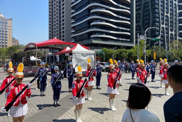 ▲國防部北區高中儀隊競賽桃園登場