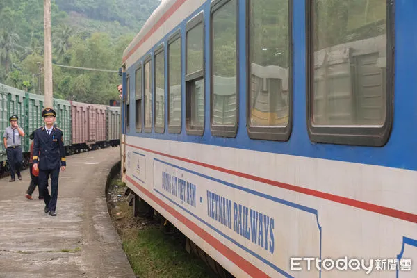 ▲越南峴港-順化觀光鐵道列車。（圖／記者彭懷玉攝）