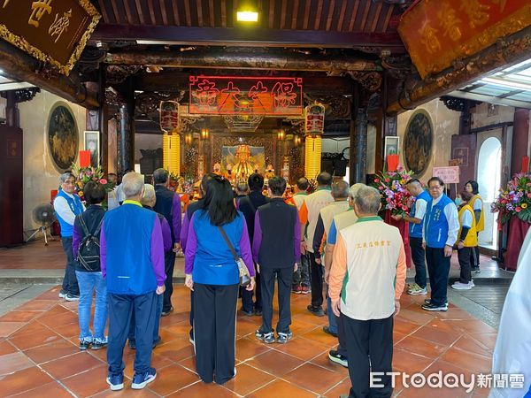 ▲祀典興濟宮於23日上午10時，舉行「春祭祝聖大典」，慶祝保生大帝聖誕，特別邀請到人間國寶陳啓村老師擔任終獻正獻官。（圖／記者林東良翻攝，下同）