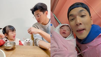 恭喜!吳政澔家再添1子 「俏皮學兒自拍」:可愛像我