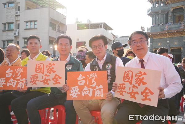 ▲民進黨23日在台南永康大灣武龍宮，舉辦「人民是頭家」宣講，現場民眾爆滿。（圖／記者林東良翻攝，下同）