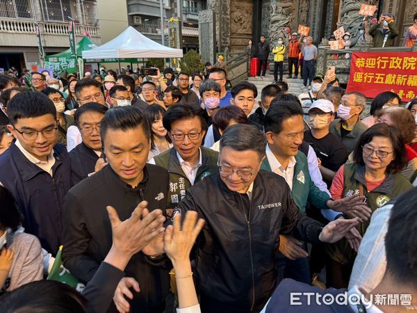 ▲民進黨23日在台南永康大灣武龍宮，舉辦「人民是頭家」宣講，現場民眾爆滿。（圖／記者林東良翻攝，下同）