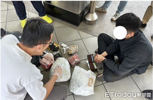 ▲刑事局偵破長榮海運現職、離職船員涉嫌走私上千萬元大麻毒品 。（圖／記者張君豪翻攝）