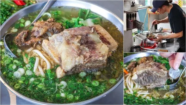 ▲▼比拳頭大的牛骨？花蓮這家牛肉麵CP值報表　還有滿滿膠質滷肉。（圖／陳小可的吃喝玩樂授權提供）