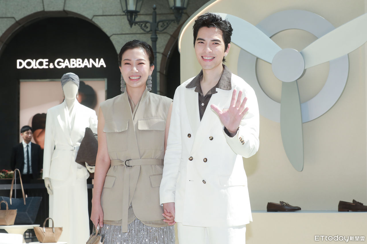 ▲▼蕭敬騰、Summer夫妻出席BRUNELLO CUCINELLI「ECHOES OF A JOURNEY 巡遊造響」期間限定快閃店。（圖／記者周宸亘攝）