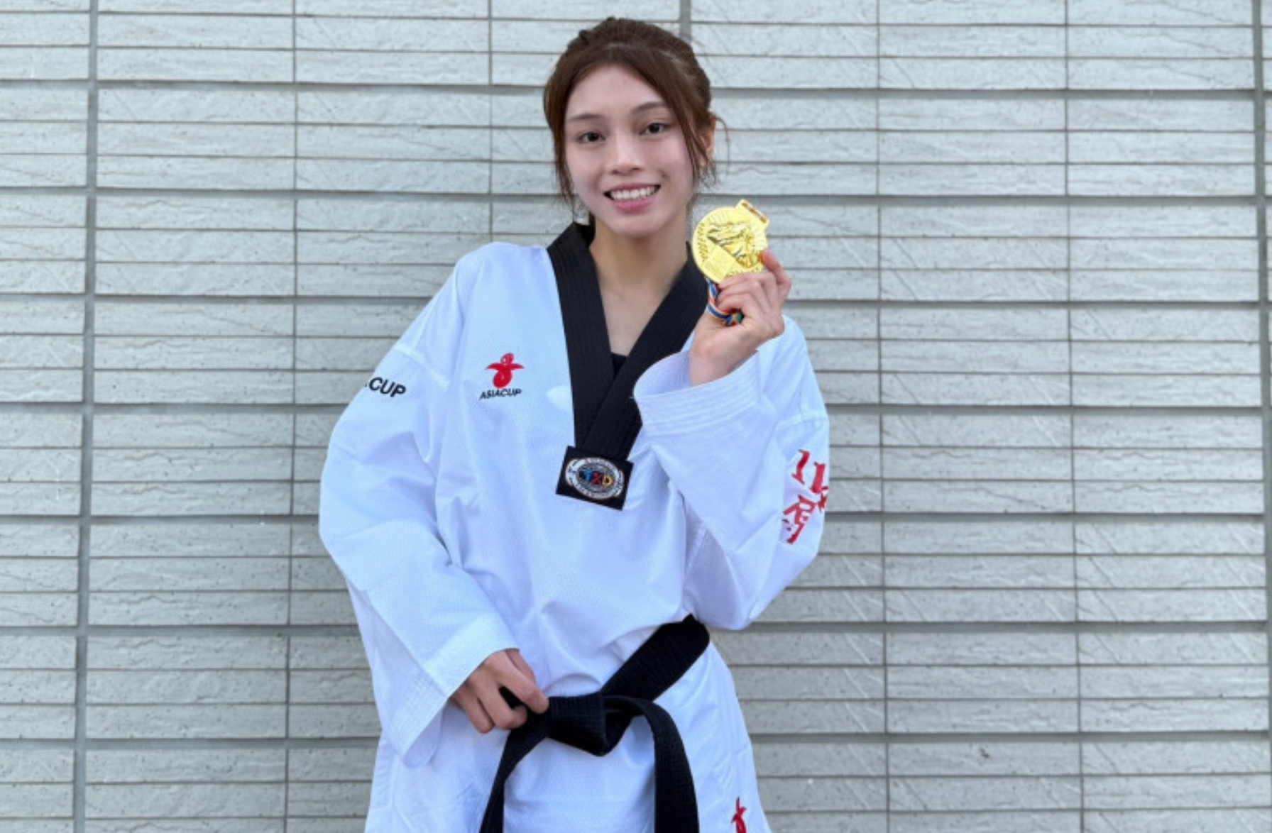 ▲▼跆拳道女戰神蘇柏亞摘下原民運女子57公斤級金牌。（圖／承筠行銷提供）