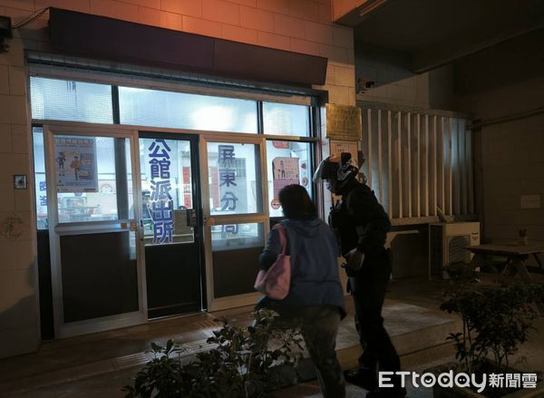 ▲屏東警分局公館派出所警員林鈺凱找到許女            。（圖／記者陳崑福翻攝）