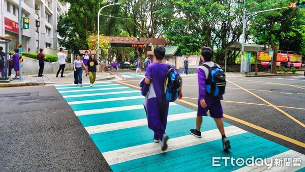 ▲新北市,通學廊道。（圖／記者郭世賢翻攝）