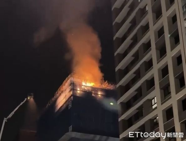 ▲▼       新店央北建案火災      。（圖／記者項瀚攝）