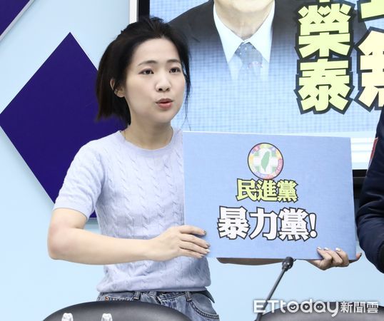 ▲▼國民黨團 召開 公然杯葛總質詢 卓榮泰 毀憲亂政 無法無天 記者會 羅智強 徐巧芯 陳玉珍 出席。（圖／記者屠惠剛攝）