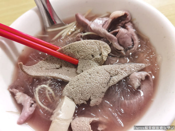 ▲▼阿明豬心冬粉。（圖／部落客Darren蘋果樹旅遊玩樂誌授權提供）