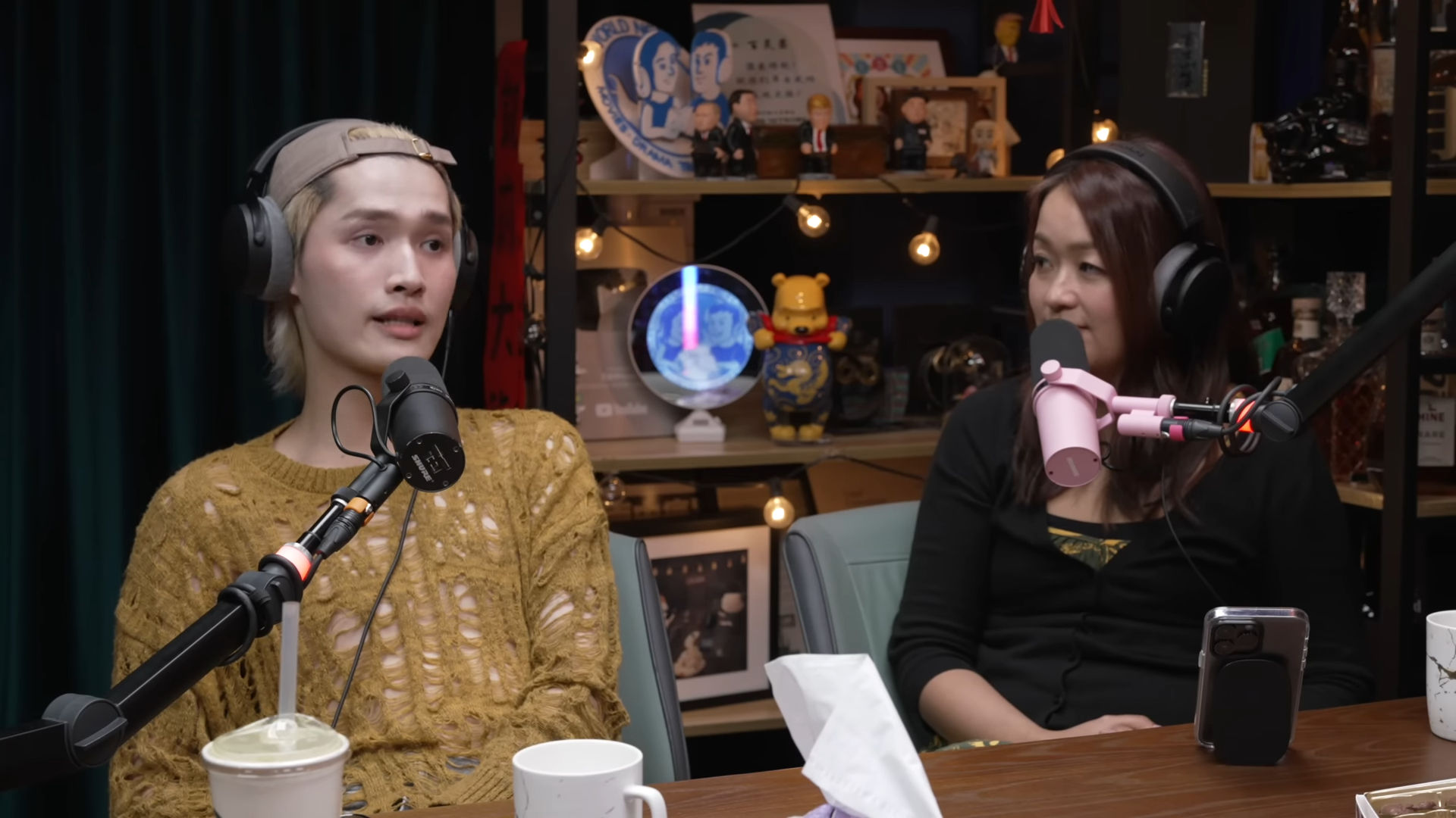 ▲鍾明軒登上《百靈果》講述使用Chinese culture的原因。（圖／翻攝自百靈果YT）