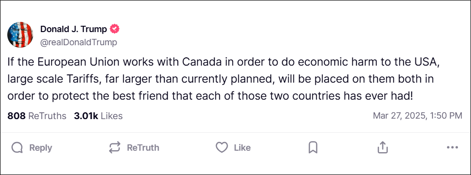 ▲▼             。（圖／翻攝自Truth Social）