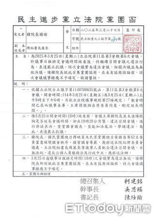 ▲▼立法院民進黨團要求院長韓國瑜說明。（圖／記者皮心瑀翻攝）