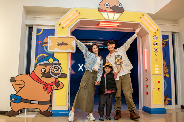▲Xpark與知名兒童科學普及推廣IP《達克比辦案》攜手，把水族館變身海洋偵探基地。（圖／Xpark提供）