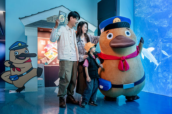 ▲Xpark與知名兒童科學普及推廣IP《達克比辦案》攜手，把水族館變身海洋偵探基地。（圖／Xpark提供）