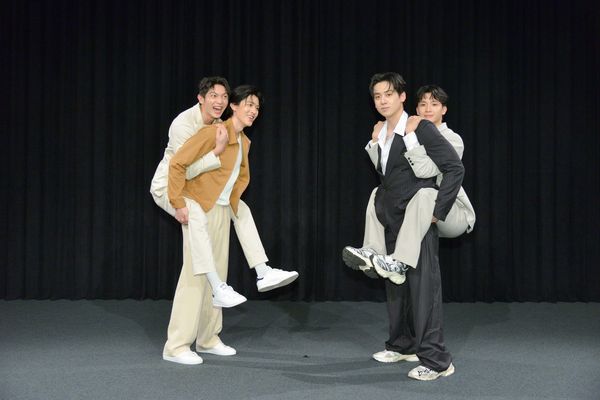 ▲幸卓輝、林輝瑝、紀成澔、葛兆恩、夏和熙出席《對立而已》首映會。（圖／三立提供）