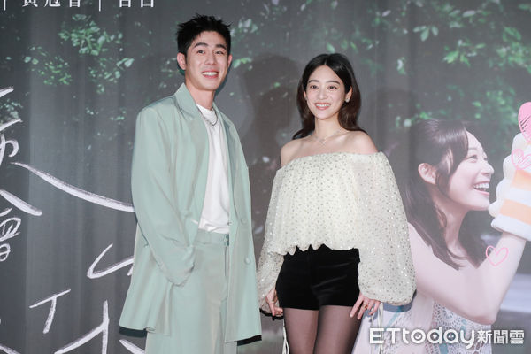 ▲▼有病才會喜歡你》首映會-詹懷雲、江齊。（圖／記者周宸亘攝）