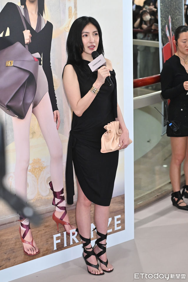 ▲▼楊謹華出席FERRAGAMO台北101新店開幕。（圖／記者李毓康攝）