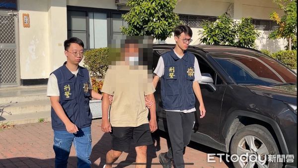 ▲恆春警方將朱姓男子送辦            。（圖／記者陳崑福翻攝）