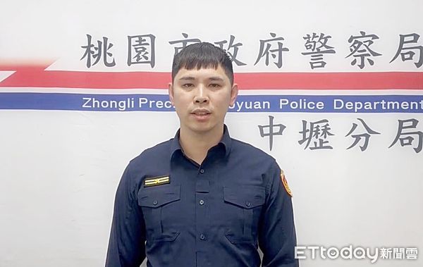 ▲中壢警分局文化派出所副所長江博凱說明鄭姓男子犯案過程。（資料照／記者沈繼昌翻攝）