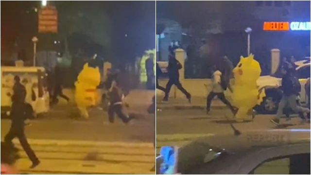 ▲▼土耳其示威「驚見皮卡丘逃竄」　反政府已近1900人被捕。（圖／翻攝X）