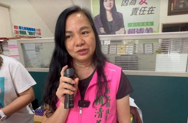 ▲彰化縣議員賴清美因車臨停派出所遭轟。（圖／記者唐詠絮翻攝）