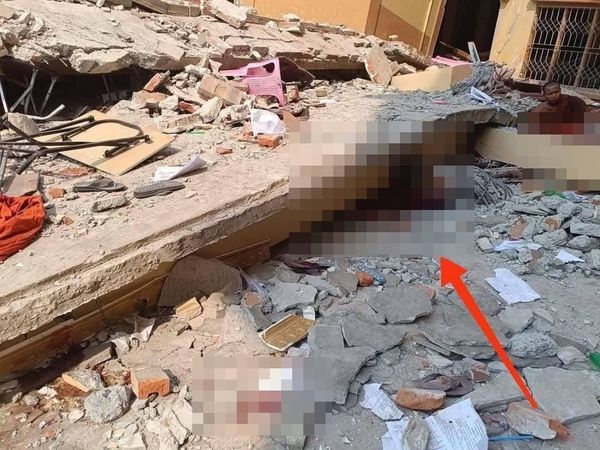 ▲▼曼德勒吳拉登寺內 100 多名僧侶被困。（圖／翻攝Khit Thit Media）