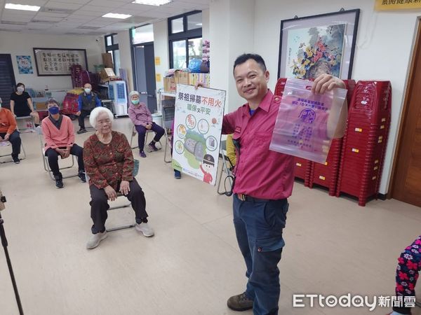 ▲南投縣消防局籲請民眾清明掃墓慎防公墓火警。（圖／記者高堂堯翻攝）