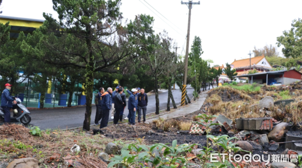 ▲南投縣消防局籲請民眾清明掃墓慎防公墓火警。（圖／記者高堂堯翻攝）