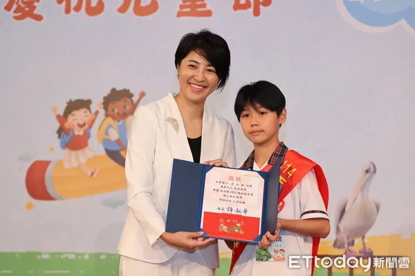 ▲南投縣舉辦兒童節模範兒童表揚大會，155位兒童和3位總統教育獎得主獲獎，圖為莊永琪。（圖／南投縣政府提供，下同）