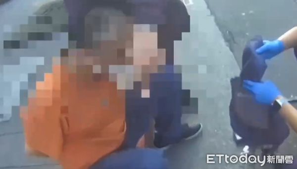 ▲▼他毒品罪被判九年跑路2個月，信義區違規穿越馬路被逮。（圖／記者邱中岳翻攝）